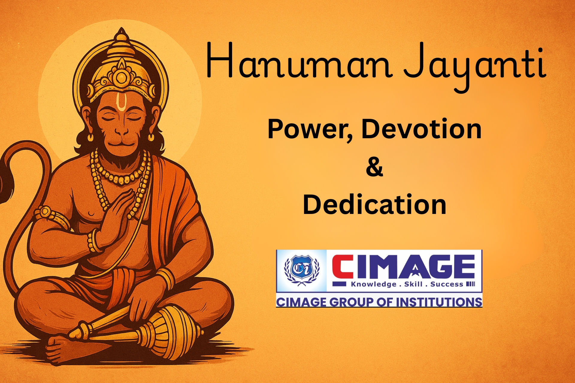 Hanuman Jayanti: An Inspiration of Courage, Service, and Determination – CIMAGE College, Patna